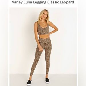 VARLEY XS Luna Classic Leopard Leggings Originally $110 Excellent Condition